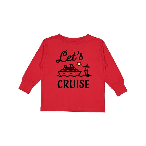 Inktastic Lets Cruise Boys or Girls Long Sleeve Toddler T-Shirt