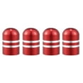 thumbnail image 7 of Motoforti Tire Valve Stem Caps Car Accessories Aluminum Alloy Red 4 Pcs, 7 of 7