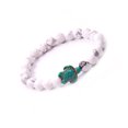 thumbnail image 1 of Sonducket de tortuga Elástico Turquesa Joyería Ágata Piedra natural Amistad Pulseras para Mujeres Hombres Blanco turquesa 2 Type3 NO3 Sonducket AP009547-06, 1 of 6