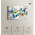 thumbnail image 2 of Fluttering Butterflies Butterfly Wall Art Canvas Wall Art by Art Remedy, Gallery Wrapped, 36" x 24", 2 of 7