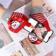thumbnail image 4 of Gants Sans Doigts Mode Doux Demi-Doigts Flip Top Gants pour Noël, 4 of 10