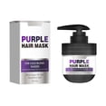 thumbnail image 2 of Gray-Purple Hydrating Hair Mask for Frizz Control & Dry Hair Repair - Deep Conditioning Treatment for Soft, Smooth Strands 100g, 2 of 6