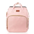 thumbnail image 1 of Mochila Pañalera ISADEN bebé cambiador cuna color Rosa, 1 of 7