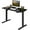 Black, variant on FLEXISPOT 55"x28" Black Home Office Height Adjustable Standing Desk Whole-piece Desktop Computer Desk