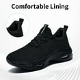 thumbnail image 5 of BROYON Men's Air Cushion Running Shoes Lightweight Breathable Walking Shoes Non Slip Fashion Sneakers Mesh Workout Casual Sports Shoes, 5 of 13