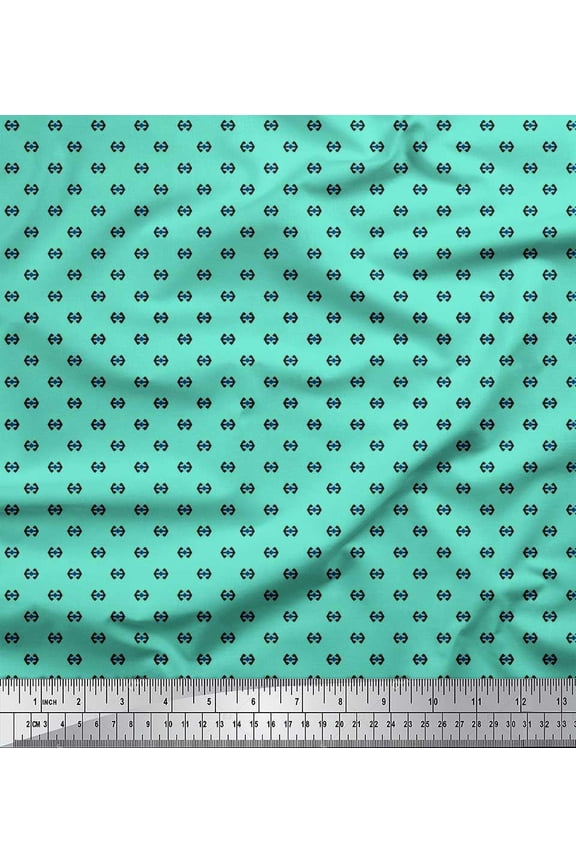 Polyester Crepe Fabric Two Sided Arrow Shirting Fabric Prints by Yard 42 Inch Wide