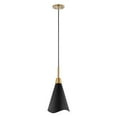 thumbnail image 3 of 60/7476-Nuvo Lighting-Tango - 1 Light Large Pendant In Mid-Century Modern Style-20.13 Inches Tall and 15 Inches Wide-Matte Black/Burnished Brass, 3 of 4