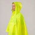 thumbnail image 6 of Mac in a Sac - Poncho - Packable Waterproof Cape for Men & Women - Lightweight and Breathable Rain Jacket with Hood that Packs into its own Bag - Neon Yellow - One-Size, 6 of 7