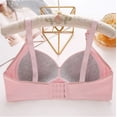 thumbnail image 3 of Paquete 4 Brassier Sin Varillas Respirable Negro Rosa Gris Piel Talla 38, 3 of 3