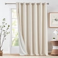 thumbnail image 1 of Cortinas Jinchan, del suelo al techo, 274 cm, oscurecen la habitación, 1 of 7