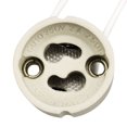 thumbnail image 3 of Unique Bargains 10Pcs Wire Connector Ceramic GU10 Lamp Holder LED Light Socket 15cm Long, 3 of 7