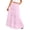 Pink, variant on yillto Cotton Skirts for Girls Elastic Waist Pleated A Line Long Skirt Ribbon Maxi Skirts 3-10 Years