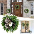 thumbnail image 2 of Christmas Decorations-Christmas Cones and Needles Simulation Wreath Bohemian Wind Wreath 15.74*15.74 In, 2 of 5