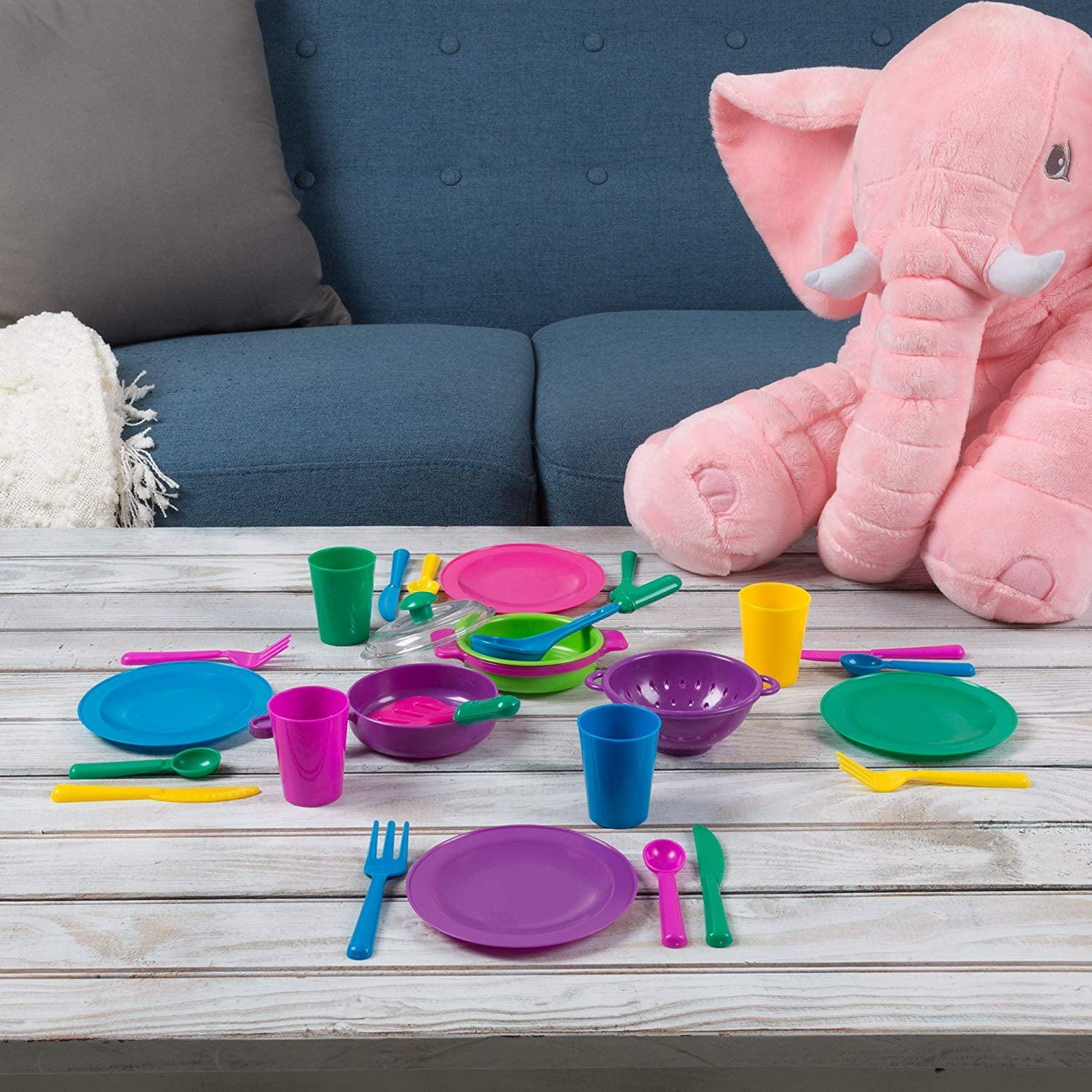 USToyOutlet Kitchen Connections Tableware Set - Mixed Colors