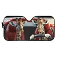thumbnail image 2 of Uorisanigo Car Shade Front Windshield Blocks UV Rays Cute Giraffe Driving Front Car Window Shades Sunlight Resistant Reflective Sun Visor Auto Sunshade Suitable for Car Truck SUV, 2 of 7