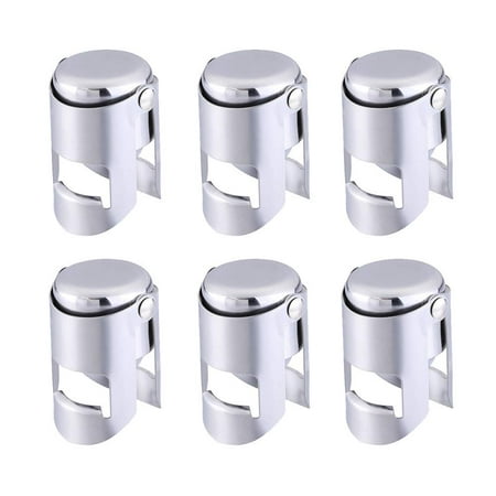 6 PCS Stainless Steel Champagne Bottle