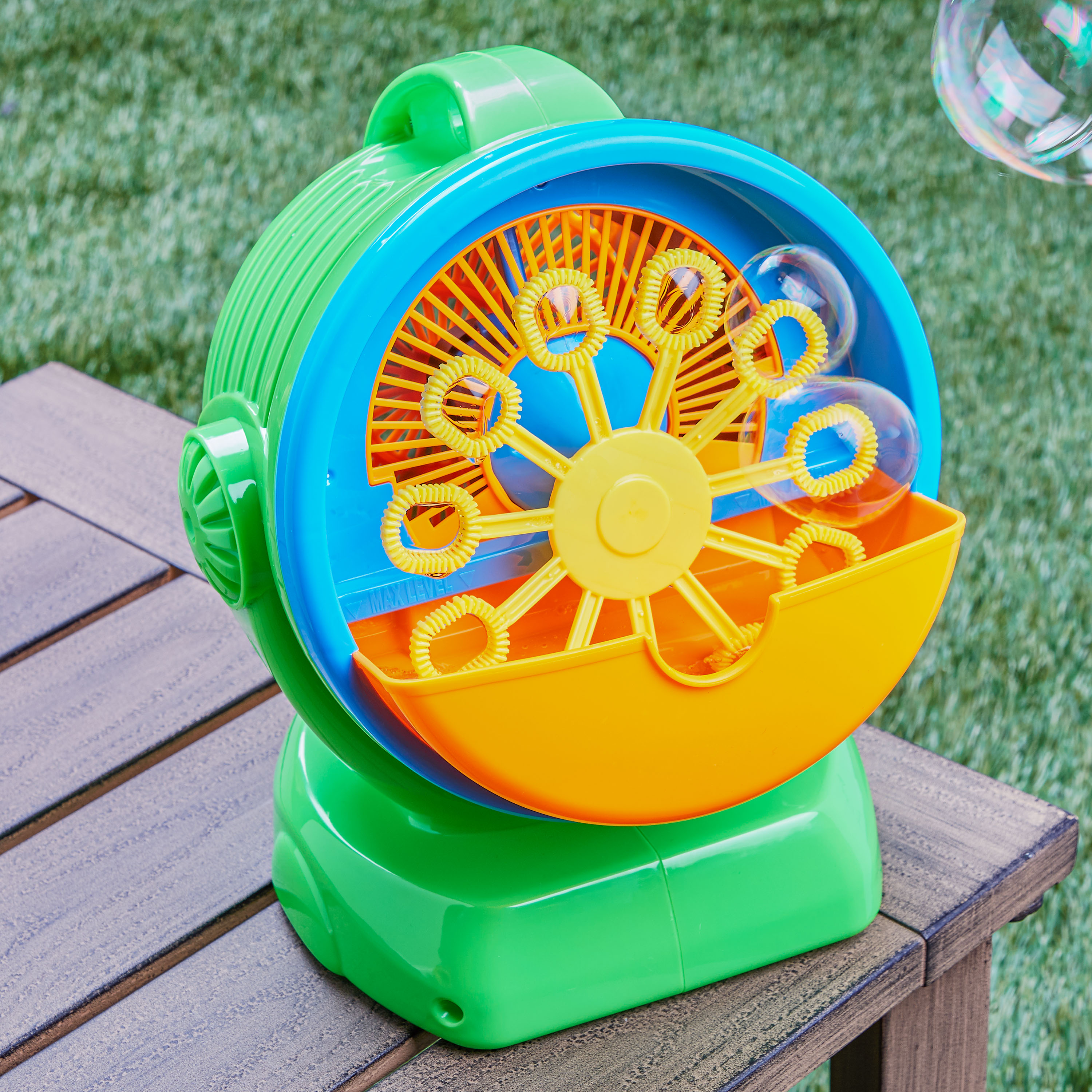 Play Day Mega Bubble Blower, Battery Operated, Bubble Blowing Toy Machine - image 5 of 7