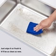 thumbnail image 3 of Caja de arena para gatos XL LEGOURNS de acero inoxidable, 60 x 40 x 15 cm, paquete de 2, 3 of 6