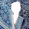thumbnail image 4 of DII Blue Paisley Print Outdoor Tablecloth With Zipper 60x120, 4 of 8