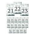 thumbnail image 2 of Koyal Wholesale Winter Snowy Woodland Forest Watercolor Wedding, Table Numbers 21-40 on Perforated Paper, Single-Sided, 2 of 5