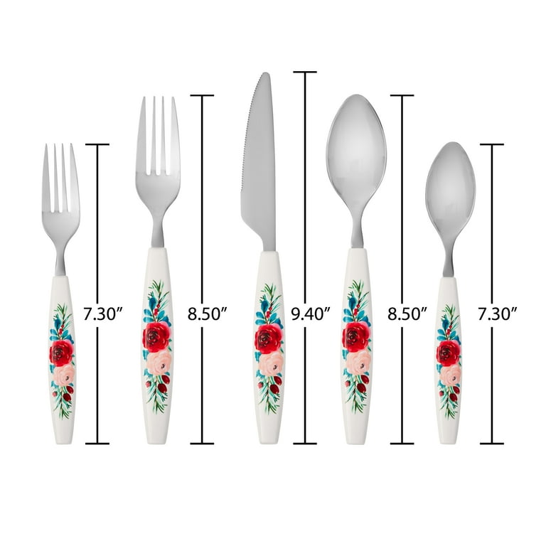 The Pioneer Woman 20-Piece Cutlery Set - Ree Drummond Cutlery Set