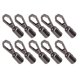 thumbnail image 5 of 10 Conjuntos De Tapas De Extremo De Cordón 8 Mm Con Tornillos, Broches De Garra De Extremo De La Cuerda Y Cierres, aleación De Zinc, Manualidades De Cuero Conector De Clips,, 5 of 7