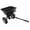 Black, variant on Garvee Broadcast Spreader 80 LB for Grass Seed, Fertilizer, Salt and Ice Melt, Blue