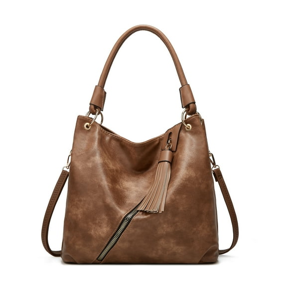 Hobo Purses for Women Tassel Handbags Ladies Shoulder Bags Designer Leather Totes