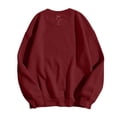 thumbnail image 4 of Gkeoshab Sweatshirt For Women Women's Celebration Print Hooded Sweatshirt, Festive Graphic Pullover with Anniversary Themed Artwork for Special Occasions and Joyful Casual Gatherings Wine L, 4 of 9