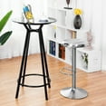 thumbnail image 2 of Topbuy Set of 2 Swivel Bar Stools Adjustable Brushed Stainless Steel, 2 of 5