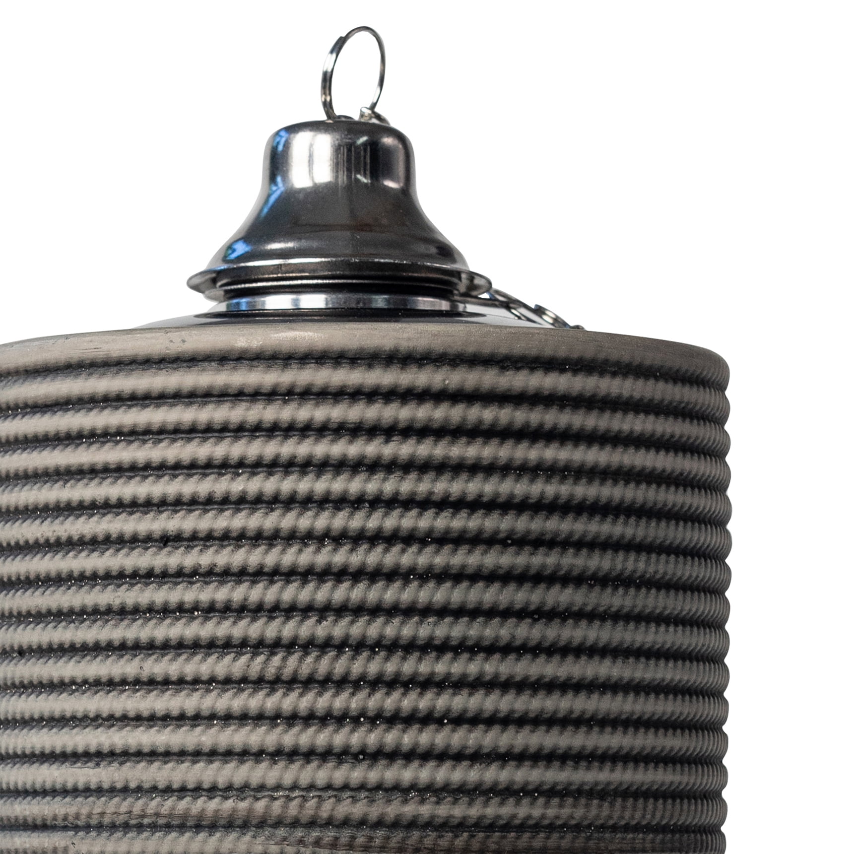 Better Homes & Gardens Two-Tone Ceramic Tabletop Outdoor Torch, White & Gray