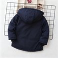 thumbnail image 5 of WRKEKC Kids Puffer Jacket Multi Cargo Pocket Hooded Full Zip Fleece Lined Thick Warm Long Sleeve Outdoor Outer Coats for 4-14 Years, 5 of 6
