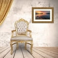 thumbnail image 3 of Calpagiu, Anton 18x12 Gold Ornate Wood Framed with Double Matting Museum Art Print Titled - Vacttern Lake ,Before Sunrise -Sweden., 3 of 4