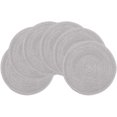 thumbnail image 4 of Sets de Napperons Ronds Tressés en Coton pour Table de Cuisine, Napperons Ronds Tissés Lavables, Ensemble de 4, 4 of 5