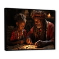 thumbnail image 2 of Designart "African Timeless Knowledge" African Floater Framed Wall Art Living Room, 2 of 7