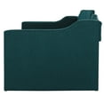thumbnail image 2 of Churanty Contemporar Plywood Extra Storage Twin Daybed with Trundle Green, 2 of 10