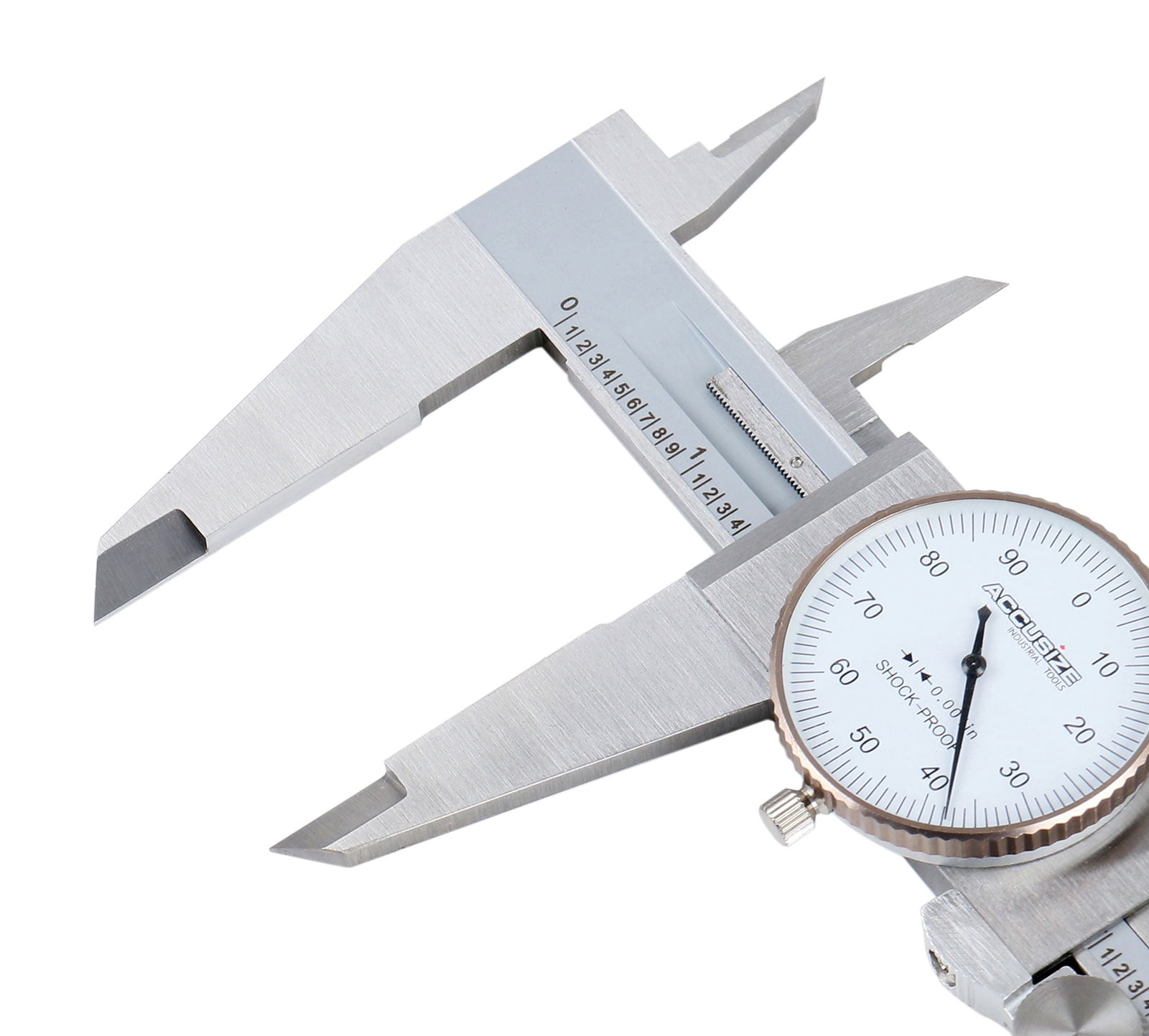 Accusize 0-12 inch by 0.001 inch Precision Dial Caliper, Stainless Steel, in Fitted Box, P920-S212