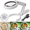 thumbnail image 2 of 1 Pcs 8 LED Lamp Table Lamp Magnifying Glass with Reading Clip, 2 of 5