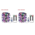 thumbnail image 4 of Bewildely USB LED Home Office Garden Impermeable Control remoto Temporizador Lámpara Cadena 20m 200LEDs Blanco Blanco cálido 20m 2Conjunto, 4 of 6