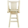 thumbnail image 6 of Homestead Collection Counter Height Swivel Captain's Barstool, Ready to Finish, 6 of 6