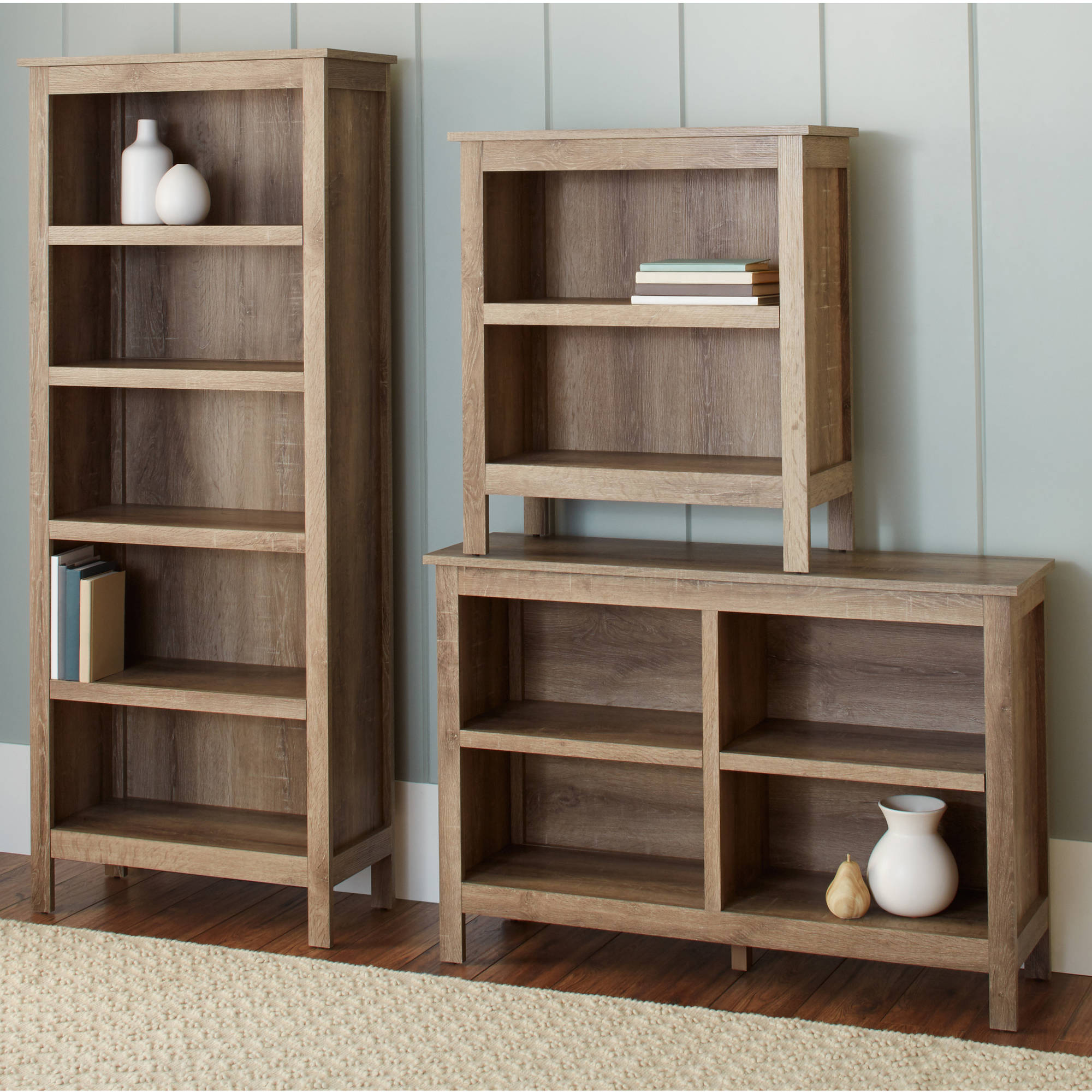 10 Spring Street Farmhouse 2-Shelf Bookcase