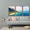 thumbnail image 2 of IDEA4WALL Framed Canvas Wall Art for Living Room, Bedroom Ocean Sea Beach Canvas Prints for Modern Home Decoration Ready to Hang, 2 of 4