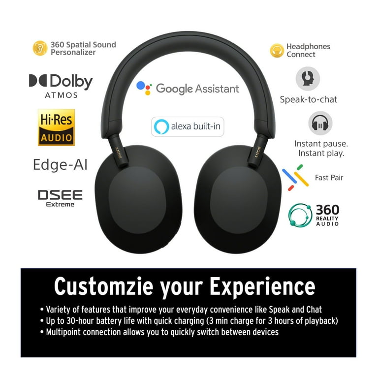 Free Shipping! Sony Wireless Noise Cancelling Over-Ear Headphones