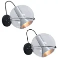 thumbnail image 2 of MH OVERSEAS 1960s Globe Wall Lights, Raak Glass Wall Sconce Lamp Set of Two, Vintage Mid-Century Design, 2 of 9