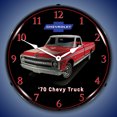 thumbnail image 2 of Collectable Sign and Clock 1970 Chevrolet Truck LED Lighted Premium Wall Clock, 2 of 7