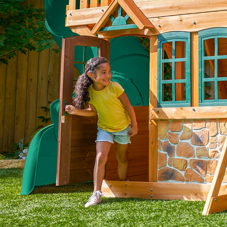 SALE☆ ゴールデンヒーラー ピラミッド 親子セット セット売り レインボー KidKraft Buffalo Crossing Wooden Outdoor Swing Set for 10 Kids