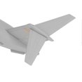 thumbnail image 2 of 1:200 Aircraft Model Alloy Precise Scale Simulation Stable Bracket Home Decoration Diecast Plane Model Dark Gray, 2 of 4