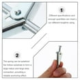 thumbnail image 4 of MasteelfCA 20pcs Toggle Bolt Wing Nut Hanging Heavy Items Bolt Drywall Bolts (M5 M6), 4 of 8