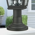 thumbnail image 3 of Livex Lighting 78216 8" Wide Pier Mount Base - Black, 3 of 7
