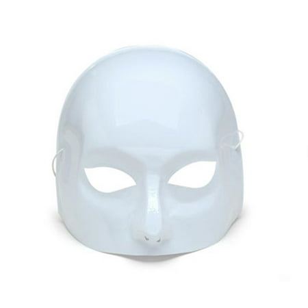 Adult size White Half Face Mask - Phantom of the Opera